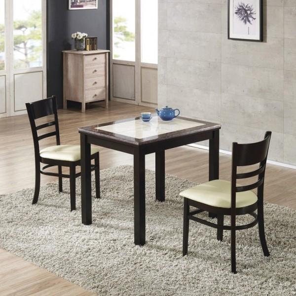 2인용 가구산책 웬지 세트 식탁 B4383 대리석