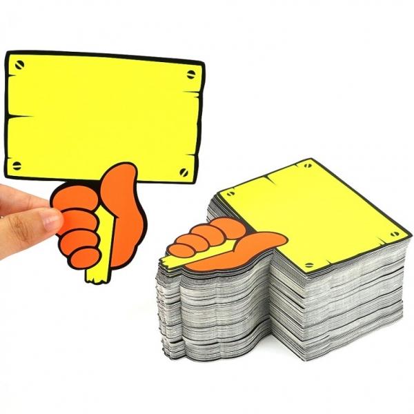 푯말손 공백 100매 쇼카드