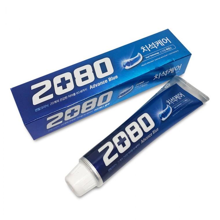 애경 2080 어드밴스 블루 치약 120g 치석 케어