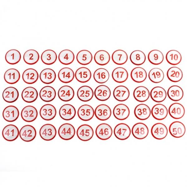 번호판 부착식 숫자 아이넘버 1-50