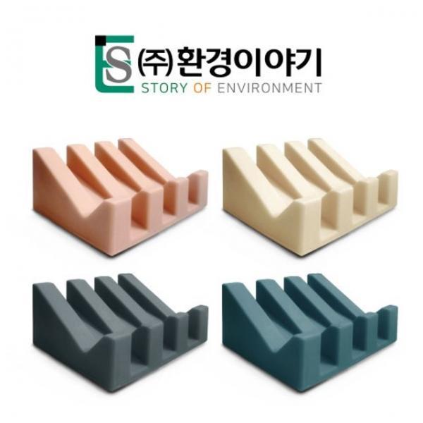 실리콘 물빠짐  수제 비누 받침 대 곽 거치대