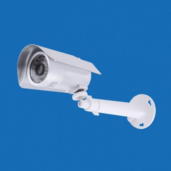 CCTV용 거치대 흰색 1관절 각도조절 보안 받침대
