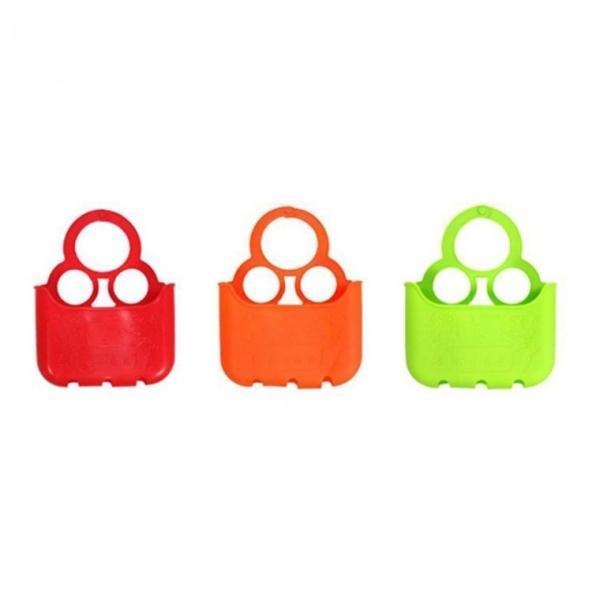 실리콘 수세미 거치대 받침대 싱크대 수세미걸이 2구