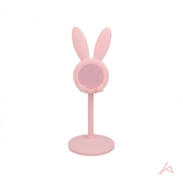 스마트폰 토끼스탠드 거치대 핑크