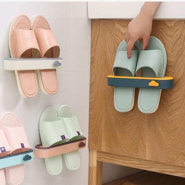 현관 사무실 실내화 슬리퍼 정리 보관 거치대 벽부착
