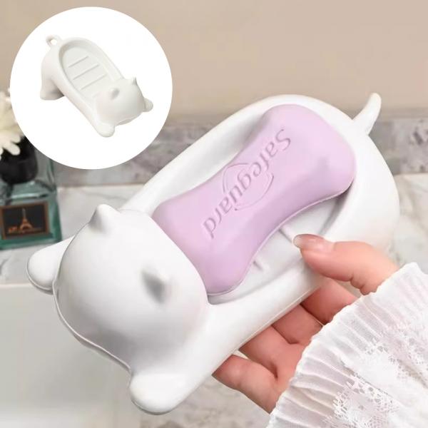 화장실 고양이 비누 거치대 비누받침 보관함 비누곽