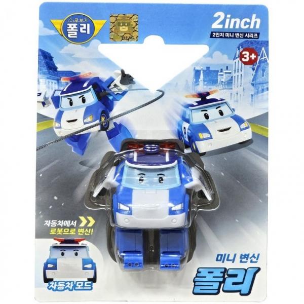 로보카폴리 2인치 미니변신 폴리 유아 로봇 장난감