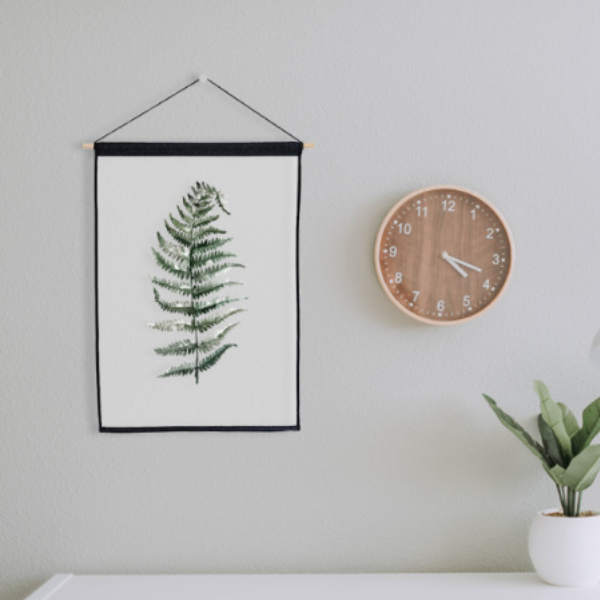 BS 패브릭 포스터 보스턴고사리 S 벽 꾸미기 장식 창문 가리개 가림막 꽃 식물 인테리어