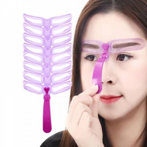 눈썹그리기 가이드 고정틀 8종 초보도 손쉽게 그리는 아이브로우 틀