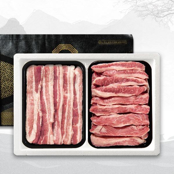 한돈 삼겹500g+항정살300g 선물세트