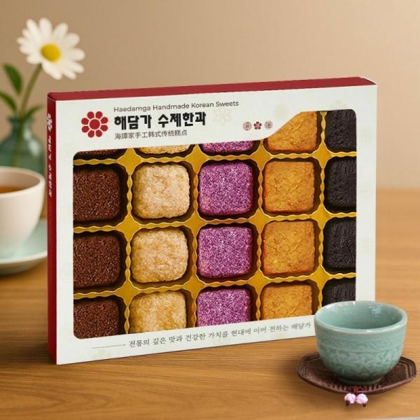 궁중 약과 수제 선물세트 답례품 간식 한과 디저트 옛날 전통 과자 설 추석 명절 결혼식 칠순 돌 꿀