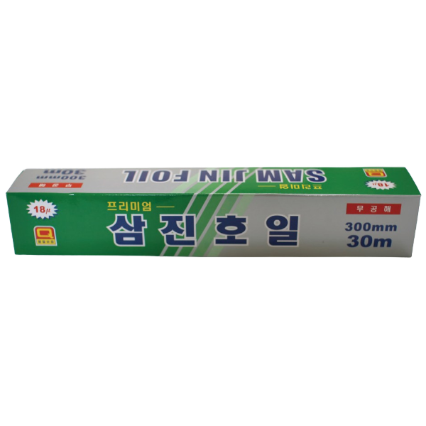삼진 프리미엄 쿠킹 호일 300x30 1개 두꺼운 알루미늄 업소용 가정 주방 포장 배달