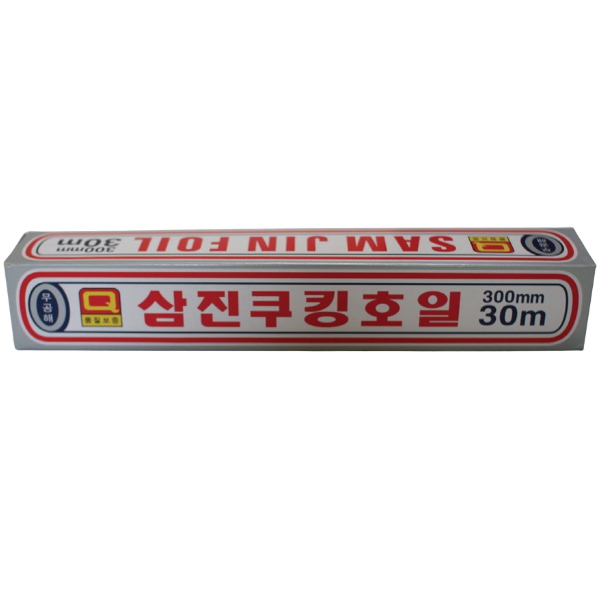 삼진 쿠킹호일 300x30 1개 알루미늄 업소용 가정 주방 음식 포장 배달