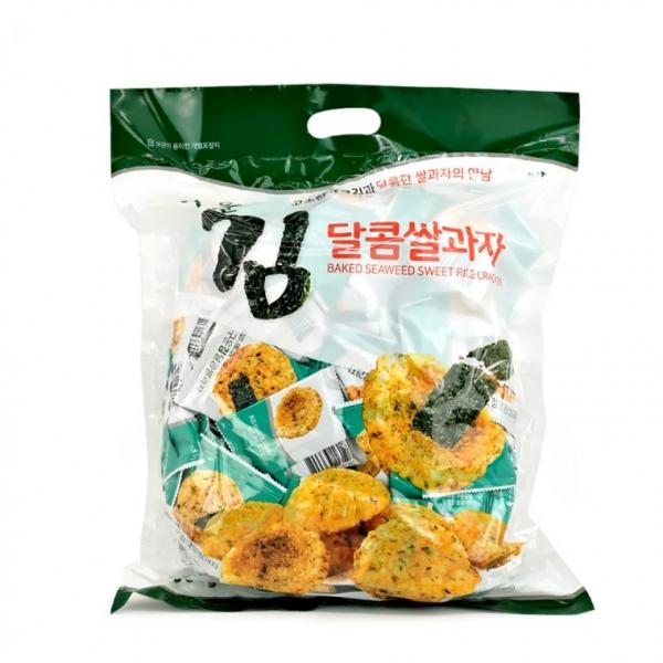 kimspp 고소하고 바삭하게 구운김 달콤 쌀과자(900g) 대용량 개별포장 간식