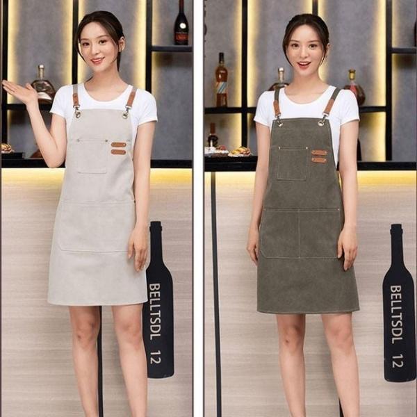 카페앞치마 바리스타 주방 앞치마 공방 캔버스