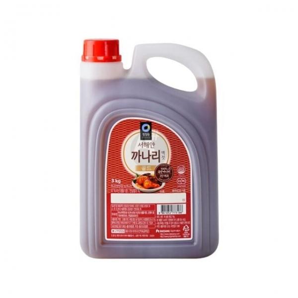 bns 대상 청정원 서해안 까나리 액젓 3kg X 2개 맑은액젓