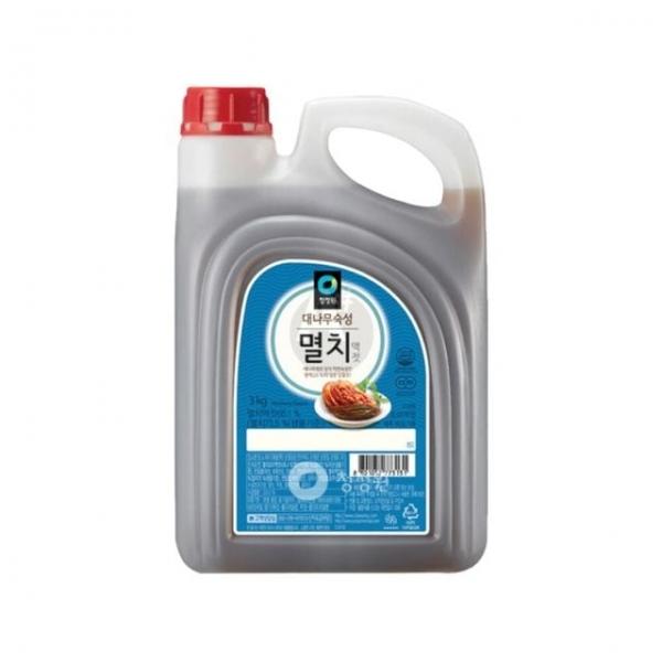 bns 대상 청정원 멸치액젓 3kg X 4개 피시 피쉬소스 말통