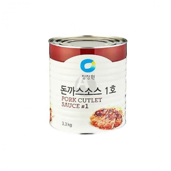 bns 대상 청정원 돈까스소스 1호 3.3Kg X 6개 대용량