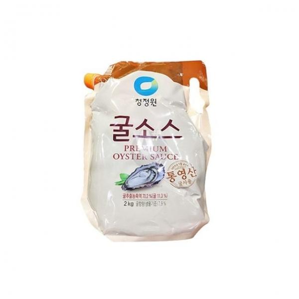 bns 청정원 굴소스 파우치 2Kg X 6개 업소용굴소스 중식