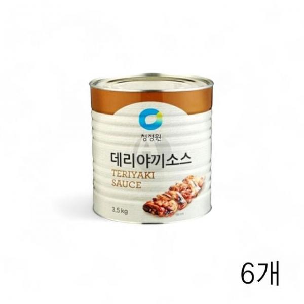 WL 대상 청정원 데리야끼소스 3.5Kg X 6개 대용량 업소용식자재 닭꼬치 양념소스 데리야키