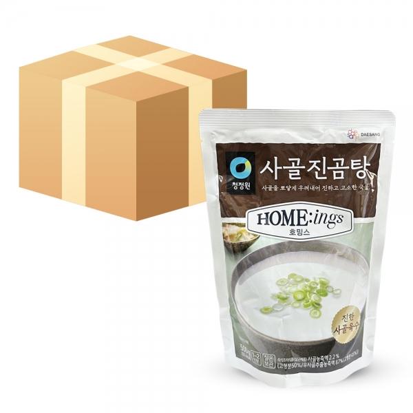 청정원 진하고 고소한 사골 진 곰탕 500g 16개