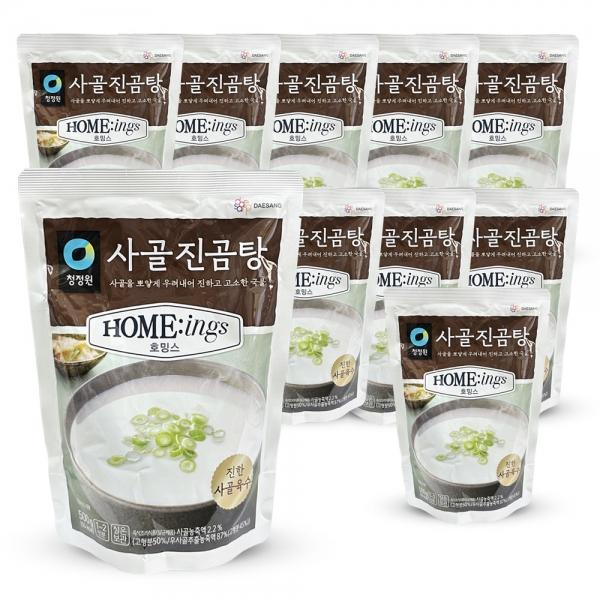 청정원 진하고 고소한 사골 진 곰탕 500g 10개