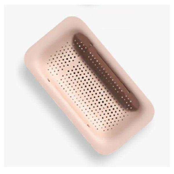 싱크대 선반 행거 받침대 설거지 식기 건조대 핑크