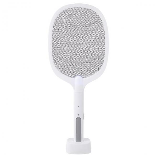 원버튼 작동 LED 트랩 전기 모기채 포충기 살충기