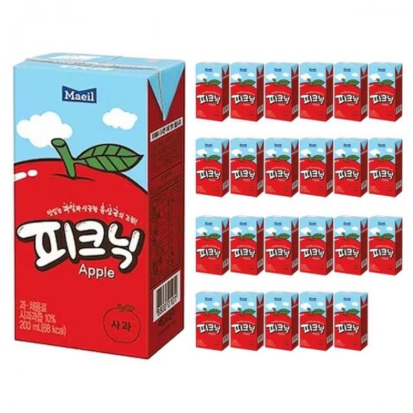 매일 피크닉 사과 200ml 24팩