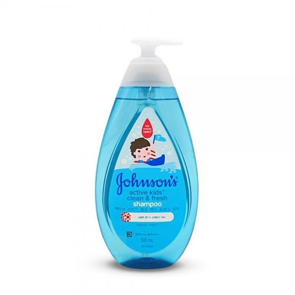 존슨즈 액티브 키즈 클린 앤 프레시 샴푸 500ml