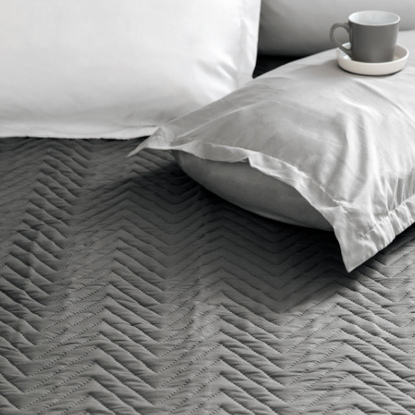 BS 프리미엄 침대패드 차콜 싱글 1개 순면 부드러운 논슬립 고급 사계절 매트리스 먼지없는