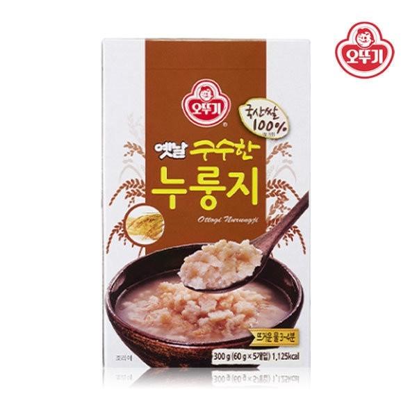 즉석밥 오뚜기 옛날 구수한 누룽지 (케이스60gx5입) x6개