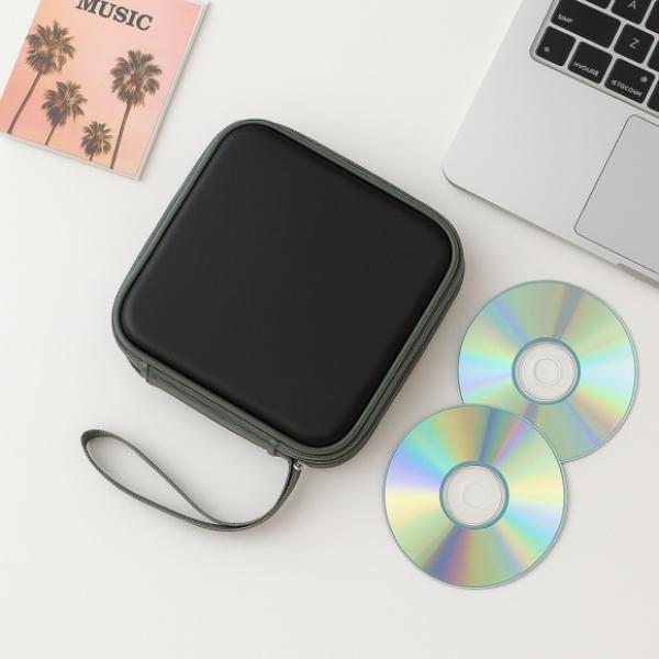 스마트 하드 CD케이스 48장 블랙
