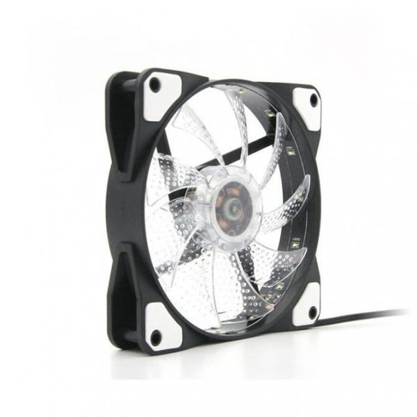 PC 케이스 쿨러 120mm 화이트 LED 시스템쿨러