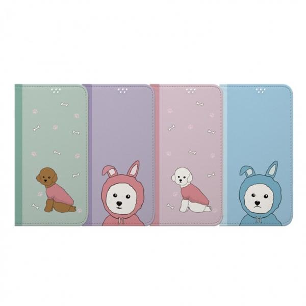 갤럭시 S25 S931 S25플러스 S936 S25울트라 S938 S25엣지 S937 네오 위드푸들 카드 지갑형 다이어리 케이스