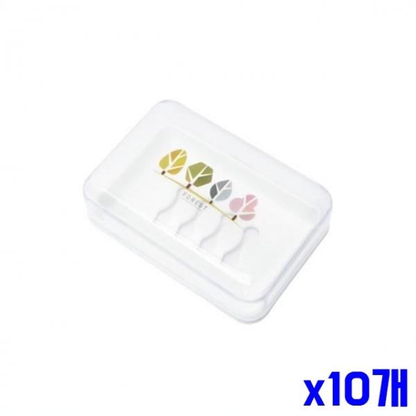 심플 디자인 투명 비누곽 케이스 중 x10개 비누케이스