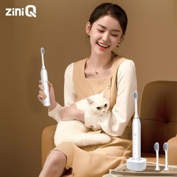 지니큐 휴대용 무선 음파전동칫솔 IPX7방수 ZQ-CL500