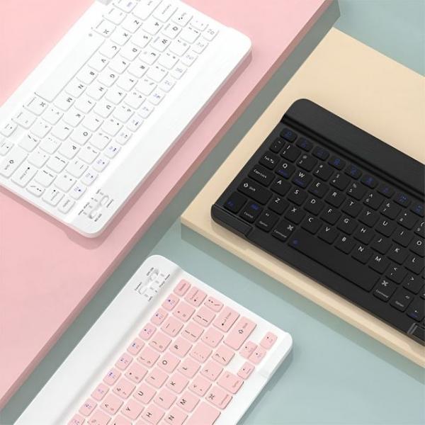 휴대용 블루투스 무선 키보드 10in 7color