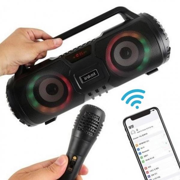 인켈 블루투스 스피커 라디오 무선 휴대용 스피커 mp3