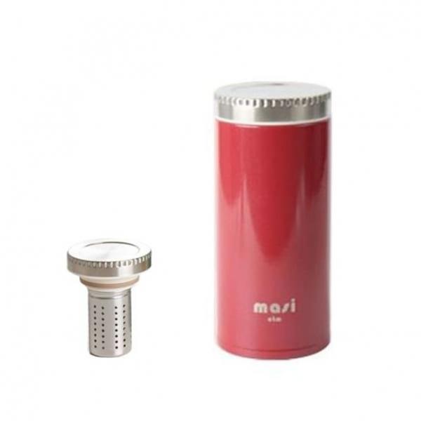 마시 텀블러 차망 보온 보냉 휴대용 보틀 레드 200ML