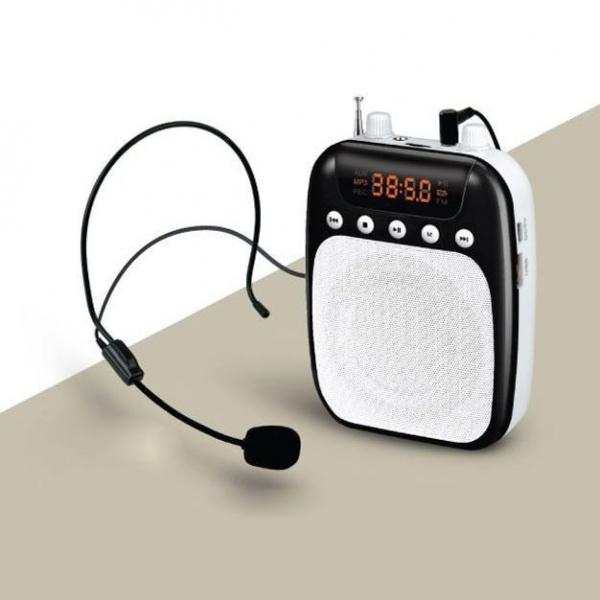 휴대용 유선 마이크 앰프 스피커 블랙 행사 강의