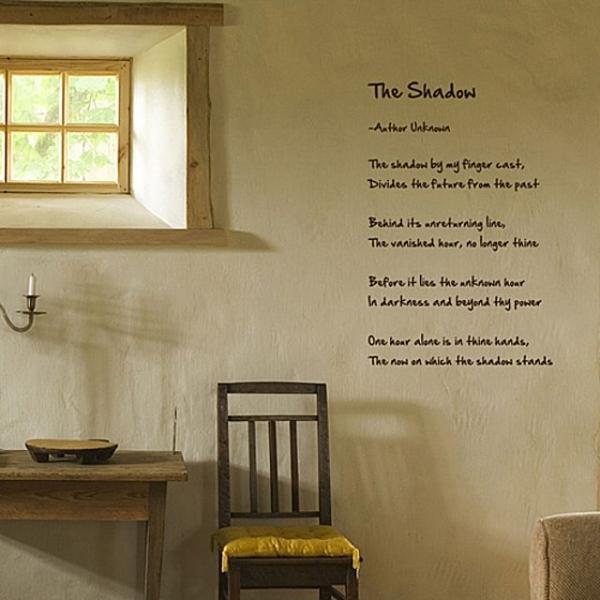 The Shadow 레터링스티커 포인트 그래픽 벽장식