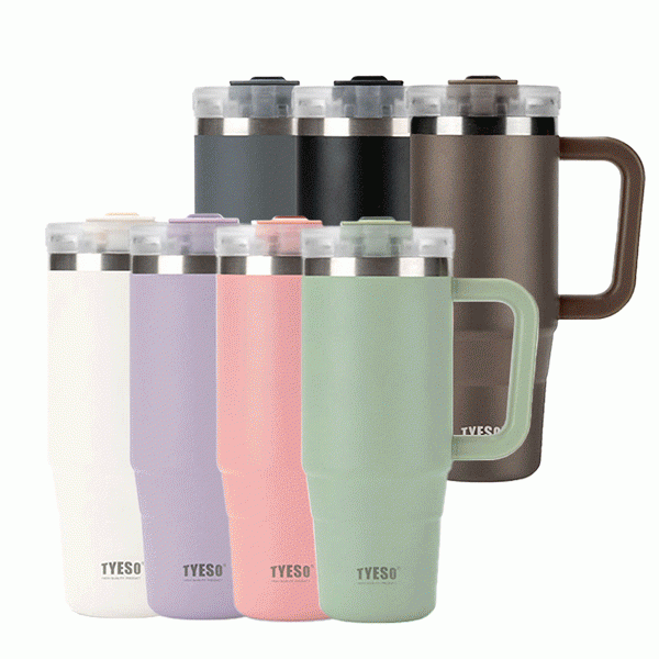 TYESO 이중진공 보온보냉 데일리 스텐 텀블러 900ml