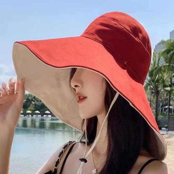 챙 큰 모자 햇빛가리개모자 여자밭일모자 여성작업모자