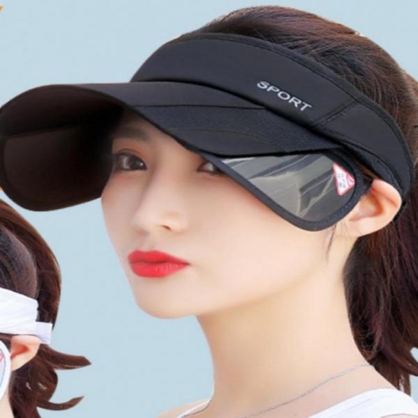 모자커버 썬캡 와이드윙 확장형 썬바이저 모자 바캉스 여름 썬캡