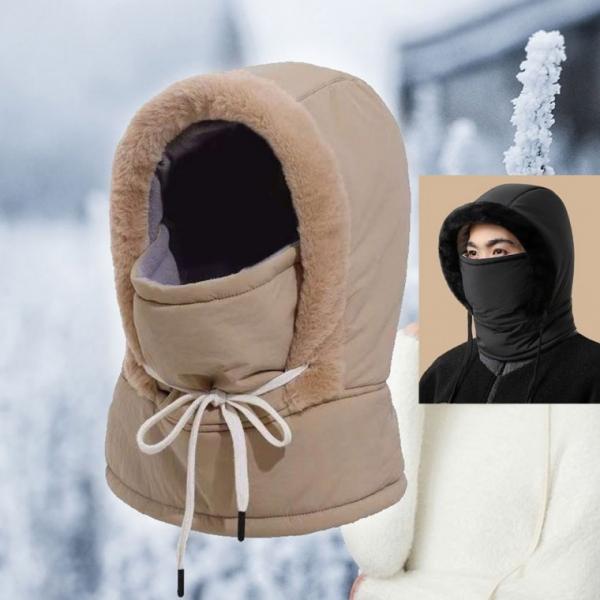 겨울 방한 올인원 패딩 후드넥워머 혹한기용 남녀공용 모자 바라클라바