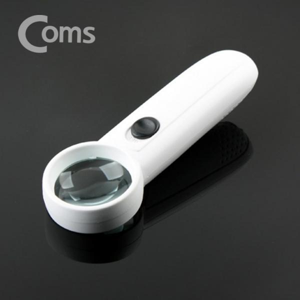 LED 조명 확대경 손잡이 돋보기 15배율 렌즈 37mm