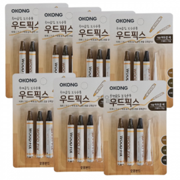 오공 우드픽스 가장어두운색 누구나 쉽게 목재 보수 7개
