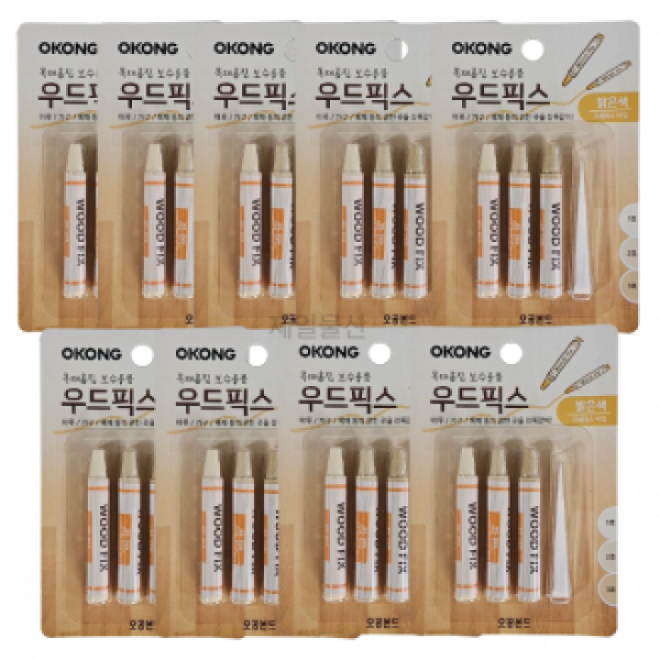 오공 우드픽스 밝은색 누구나 쉽게 목재 보수 9개