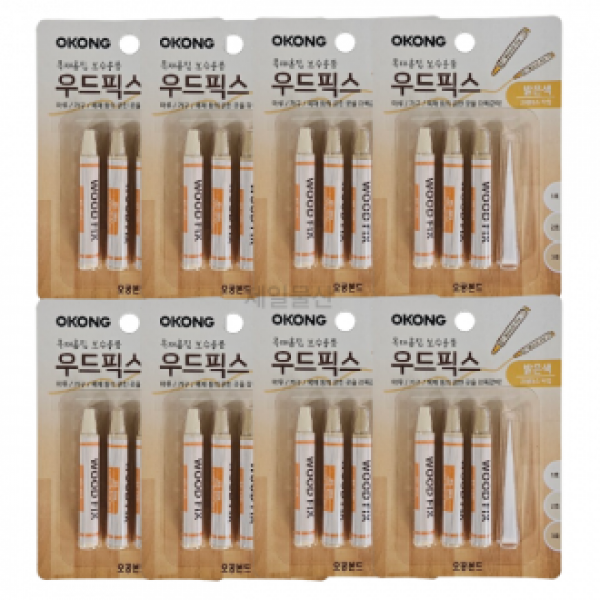 오공 우드픽스 밝은색 누구나 쉽게 목재 보수 8개